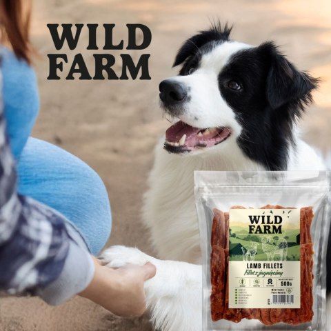 WILD FARM Filet Z Jagnięciny Przysmak Dla Psa 500G Wild Farm