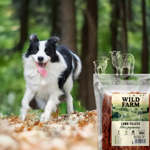 WILD FARM Filet Z Jagnięciny Przysmak Dla Psa 500G Wild Farm