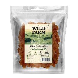 WILD FARM Kiełbaski Z Królika Przysmak Dla Psa 500G Wild Farm