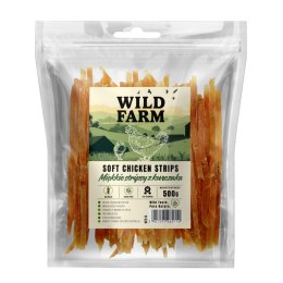 WILD FARM Miękkie Stripsy Z Kurczaka Przysmak Dla Psa 500G Wild Farm