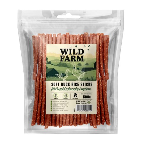 WILD FARM Paluszki Z Kaczką I Ryżem Przysmak Dla Psa 500G Wild Farm