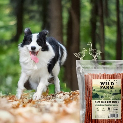 WILD FARM Paluszki Z Kaczką I Ryżem Przysmak Dla Psa 500G Wild Farm