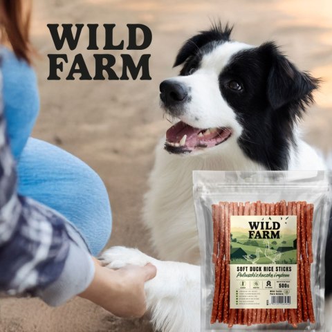 WILD FARM Paluszki Z Kaczką I Ryżem Przysmak Dla Psa 500G Wild Farm