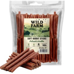 WILD FARM Paluszki Z Królika Przysmak Dla Psa 500G Wild Farm