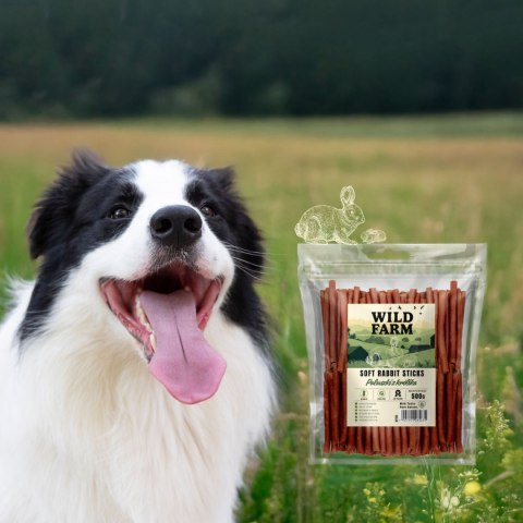 WILD FARM Paluszki Z Królika Przysmak Dla Psa 500G Wild Farm