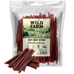 WILD FARM Paluszki Z Wołowiny Przysmak Dla Psa 500G Wild Farm