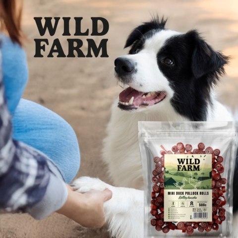 WILD FARM Rollsy Z Kaczki Przysmak Dla Psa 500G Wild Farm
