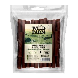 WILD FARM Rurki Dentystyczne Z Królikiem Przysmak Dla Psa 500G Wild Farm