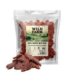 WILD FARM Serduszka Z Kaczką I Ryżem Przysmak Dla Psa 500G Wild Farm