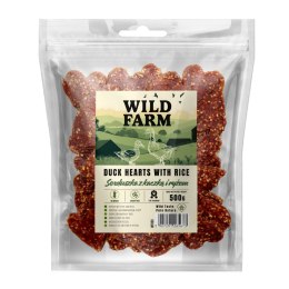 WILD FARM Serduszka Z Kaczką I Ryżem Przysmak Dla Psa 500G Wild Farm