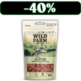 WILD FARM gwiazdki jagnięcina z tauryną 50g przysmak dla kota Wild Farm