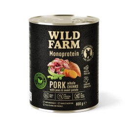 Wild Farm Monoprotein Pork - karma mokra wieprzowa dla psa 800g Wild Farm