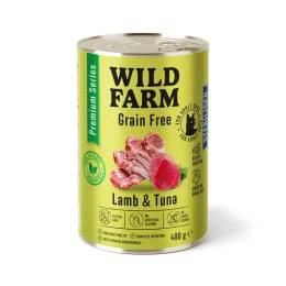 Wild Farm Premium Grain Free Mokra Karma Dla Kota Sterylizowanego Jagnięcina I Tuńczyk 400g Wild Farm