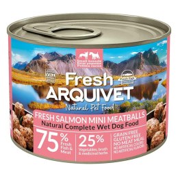 [Zestaw] Arquivet Fresh MINI klopsiki z łososiem, marchewką i groszkiem 6x200g Arquivet Fresh