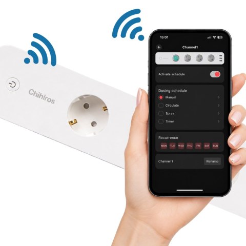 Chihiros Smart Power Strip - listwa zasilająca WIFI Chihiros