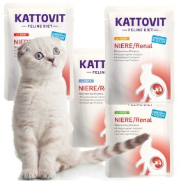 Kattovit Renal Multipack 12x85g - karma dla kotów chorych na nerki KATTOVIT