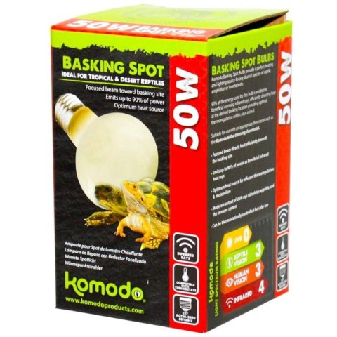 Komodo Basking Spot 50W - żarówka grzewcza 3w1 Komodo