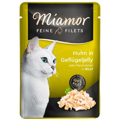 Miamor Filets Huhn in Geflugeljelly - polędwiczka z kurczaka w galarecie drobiowej 100g Miamor