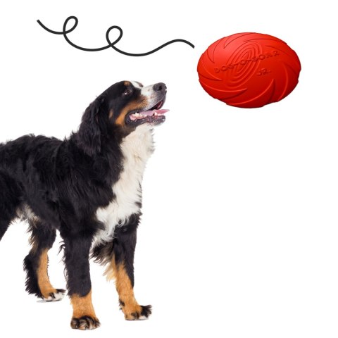 Pet Nova zabawka - dysk gumowy frisbee czerwony 15cm Aqua Nova