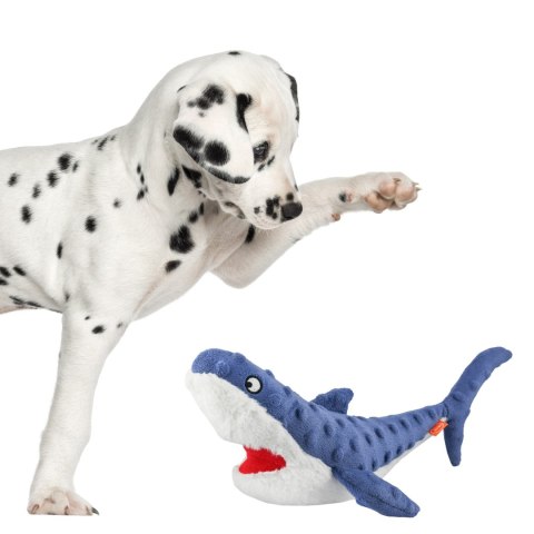 Pet Nova zabawka pluszowa - rekin piszczący 32cm Aqua Nova