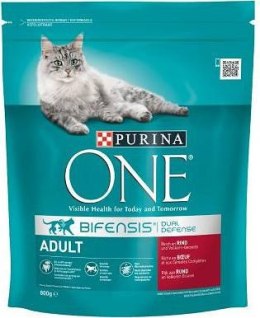 Purina One Cat Adult Karma Z Wołowiną Dla Kota 800g PURINA ONE