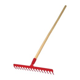 Grabie ogrodnicze 14-zębne nitowane z trzonkiem 130cm