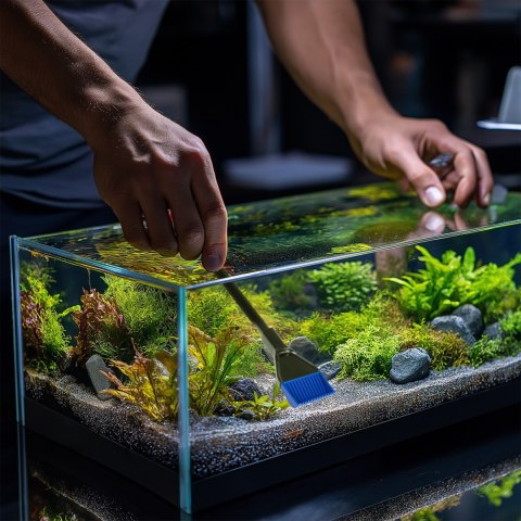 Kruger Meier AquaMate Hydra V - skrobak i czyści do akwarium 5 w 1 Kruger Meier