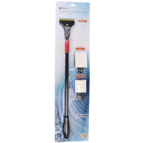 Resun Resun Aqua Clean Kit 60-90cm - czyścik gąbkowy i skrobak 3w1