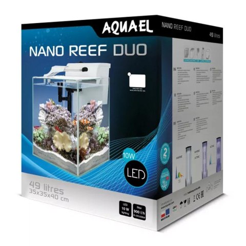 Aquael Nano Reef Duo 35 Biały 2.0 - zestaw akwariowy morski Aquael