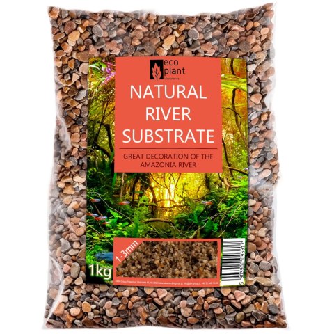 Eco Plant Natural River 1kg - żwir rzeczny 1-3mm Eco Plant