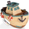 Kruger Meier Fishing Boat - Statek do akwarium 11x6.5x7.5 cm Kruger Meier
