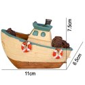 Kruger Meier Fishing Boat - Statek do akwarium 11x6.5x7.5 cm Kruger Meier