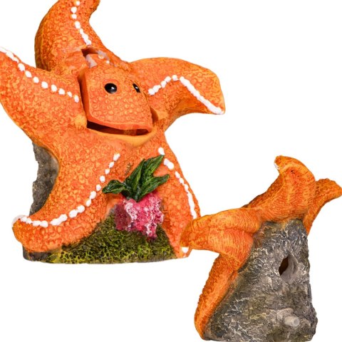 Kruger Meier Happy Starfish - Ozdoba do akwarium 10.5x6x11 cm Kruger Meier