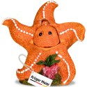 Kruger Meier Happy Starfish - Ozdoba do akwarium 10.5x6x11 cm Kruger Meier