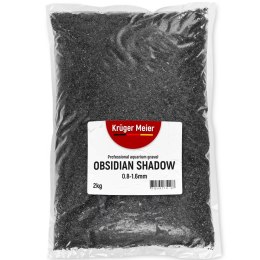 Kruger Meier Kruger Meier Obsidian Shadow 0.8-1.6 mm - Piasek akwarystyczny 2 kg
