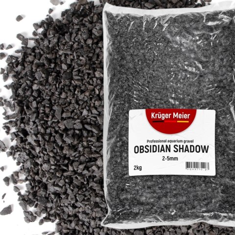 Kruger Meier Obsidian Shadow 2-5 mm - Żwirek akwarystyczny 2 kg Kruger Meier