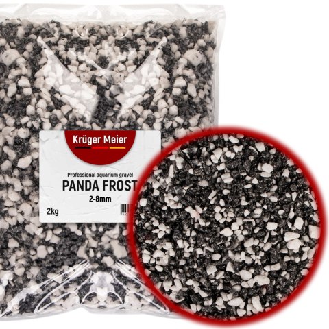 Kruger Meier Panda Frost 2-8 mm - Żwirek akwarystyczny 2 kg Kruger Meier