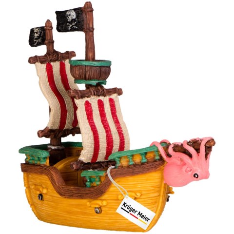 Kruger Meier Pirate Ship S - Statek do Akwarium 16x6x15 cm Kruger Meier