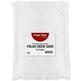 Kruger Meier Kruger Meier Polar Snow Sand 0,2-0,8 mm - Piasek do akwarium 2kg