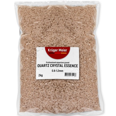 Kruger Meier Quartz Crystal Essence 0,8-1,2 mm - Piasek akwarystyczny 2 kg Kruger Meier