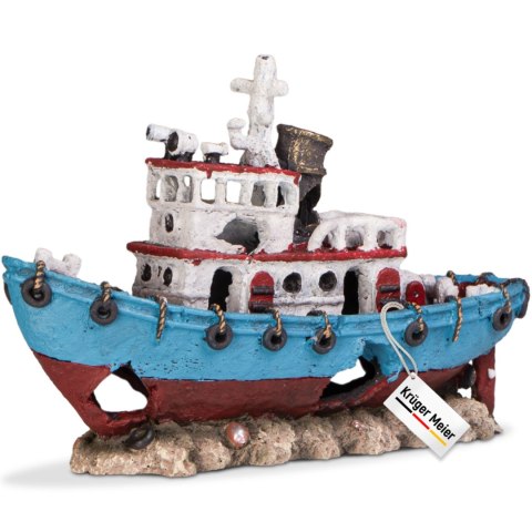 Kruger Meier Shipwreck - Statek do akwarium 28x9x18 cm Kruger Meier