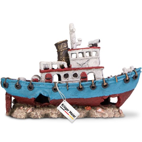 Kruger Meier Shipwreck - Statek do akwarium 28x9x18 cm Kruger Meier
