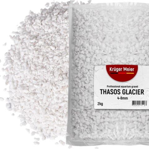 Kruger Meier Thasos Glacier 4-8 mm - Żwirek akwarystyczny 2 kg Kruger Meier