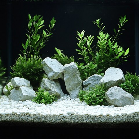 Kruger Meier Thasos Glacier 4-8 mm - Żwirek akwarystyczny 2 kg Kruger Meier