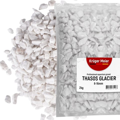 Kruger Meier Thasos Glacier 8-16 mm - Żwirek akwarystyczny 2 kg Kruger Meier