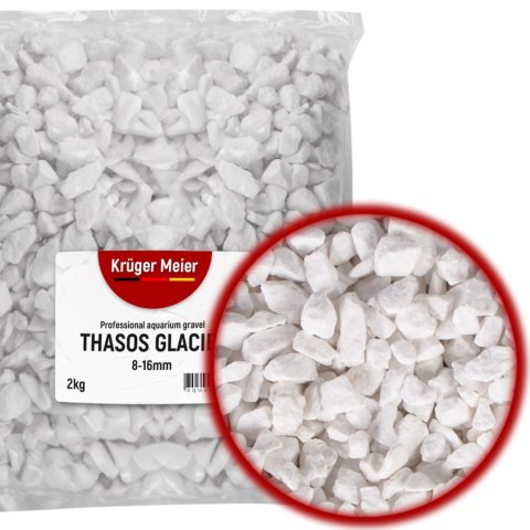 Kruger Meier Thasos Glacier 8-16 mm - Żwirek akwarystyczny 2 kg Kruger Meier