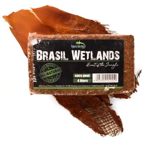 Terrario Brasil Wetlands 4l - podłoże z włókien kokosa Terrario