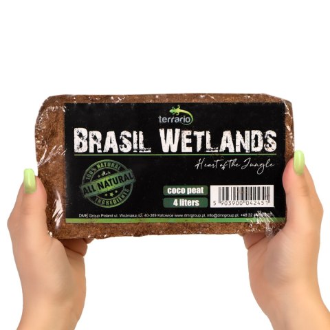 Terrario Brasil Wetlands 4l - podłoże z włókien kokosa Terrario