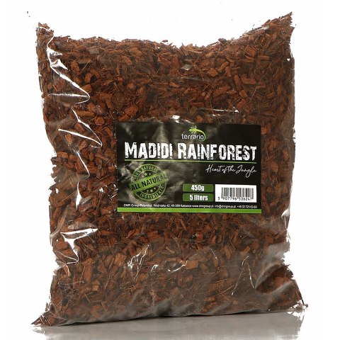 Terrario Madidi Rainforest 5l 500g - drobne zrębki kokosa Terrario
