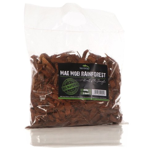 Terrario Mae Moei Rainforest 5l 450g - duże zrębki kokosa Terrario
